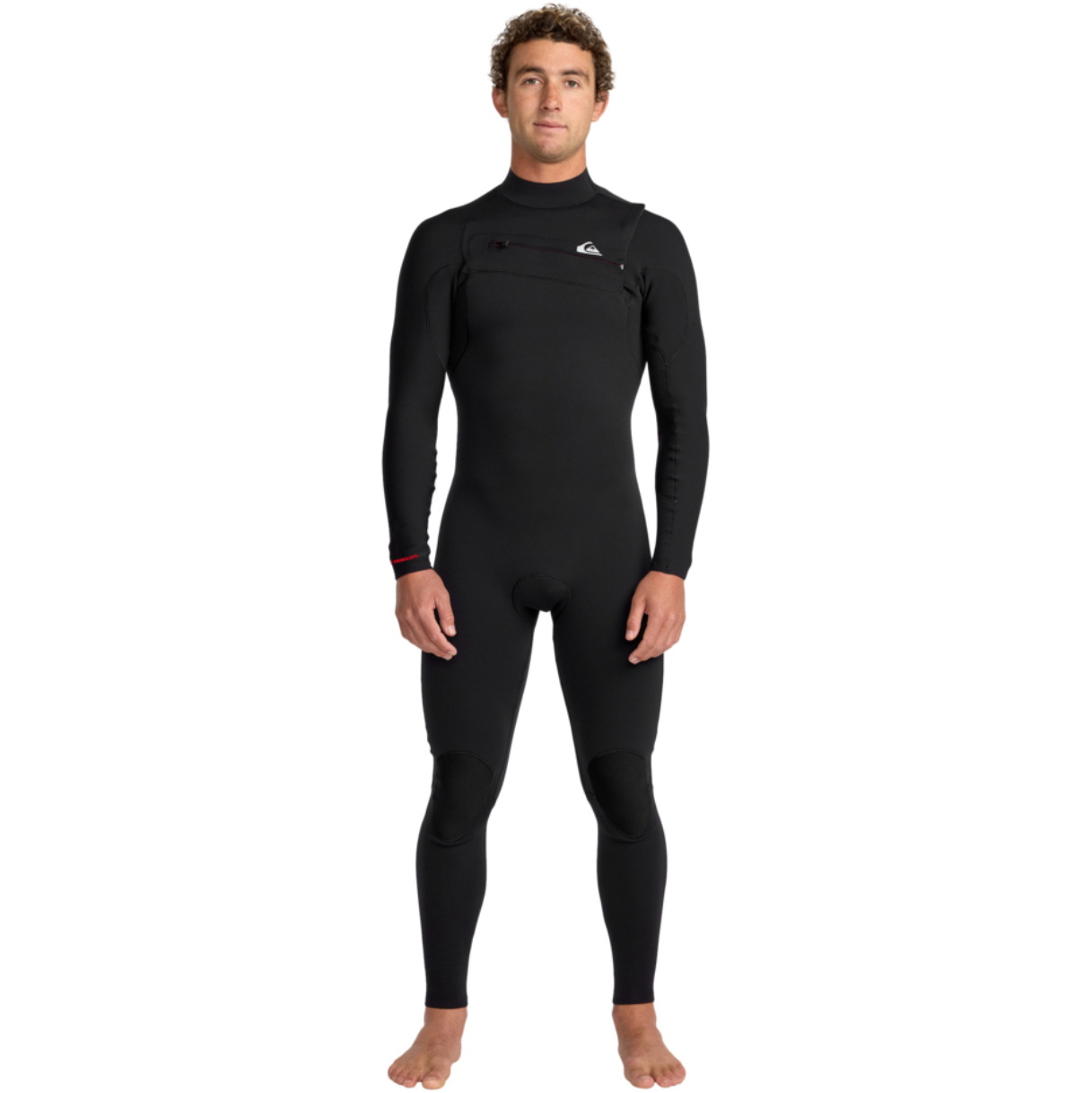2026 Quiksilver Mens Highline 4/3mm Chest Zip Wetsuit 25AW213501 - Black
